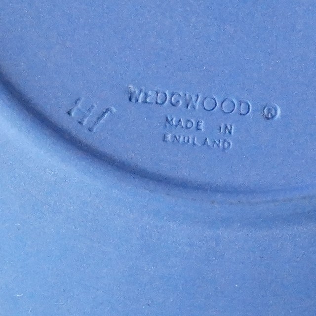 Impressed Wedgwood mark reading WEDGWOOD, MADE IN ENGLAND with a date-code letter