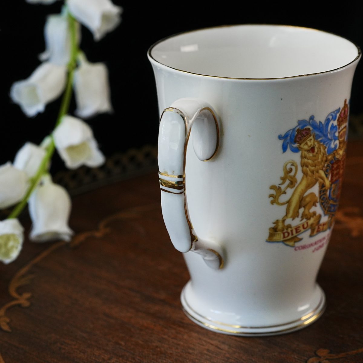 Vintage Royal Albert 1953 Coronation Elizabeth II Mug photo 3
