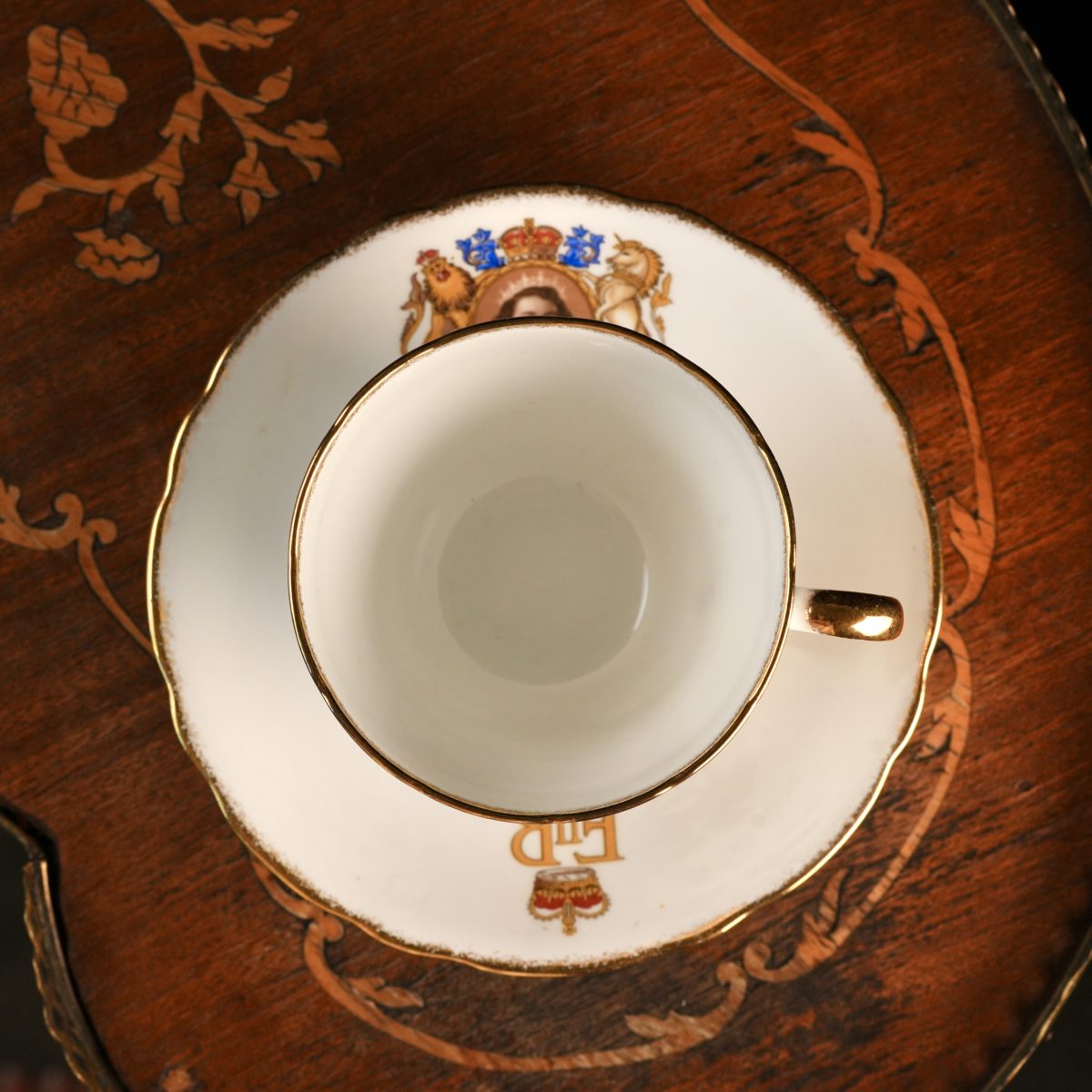 Vintage Adderley Coronation Teacup And Saucer 1953 photo 3