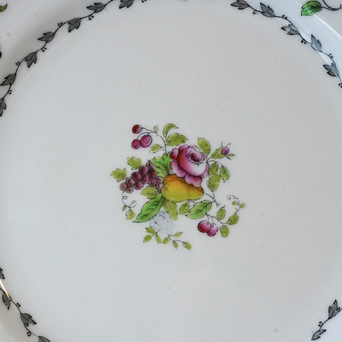 Vintage Aynsley Fruit & Flower Plate photo 2