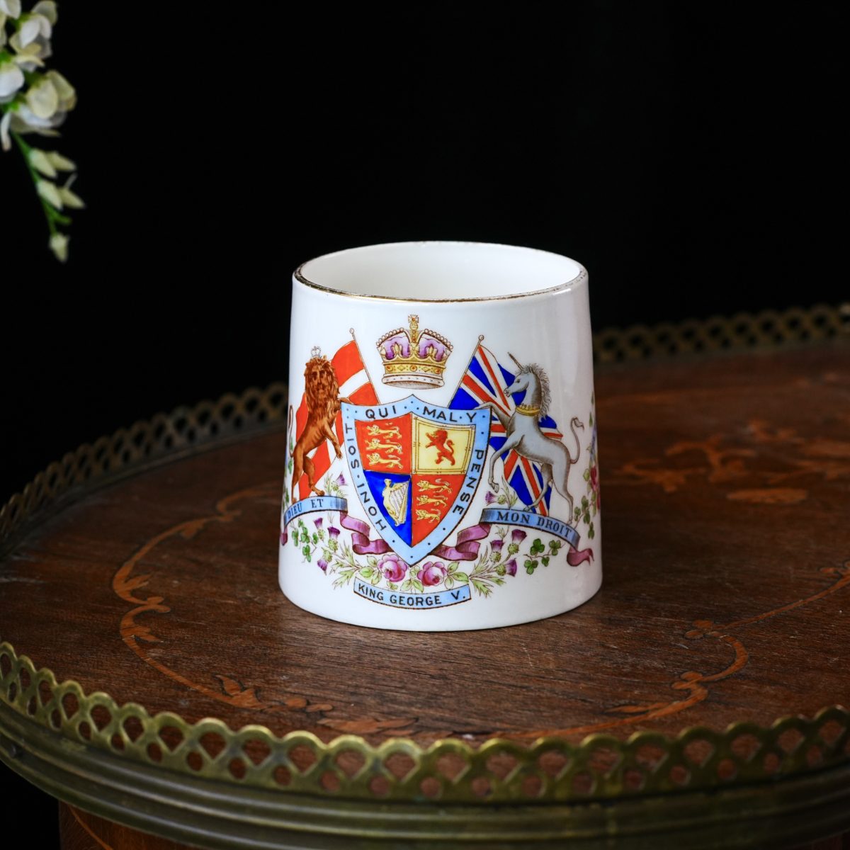 Antique Aynsley King George V Coronation Mug 1911 photo 2