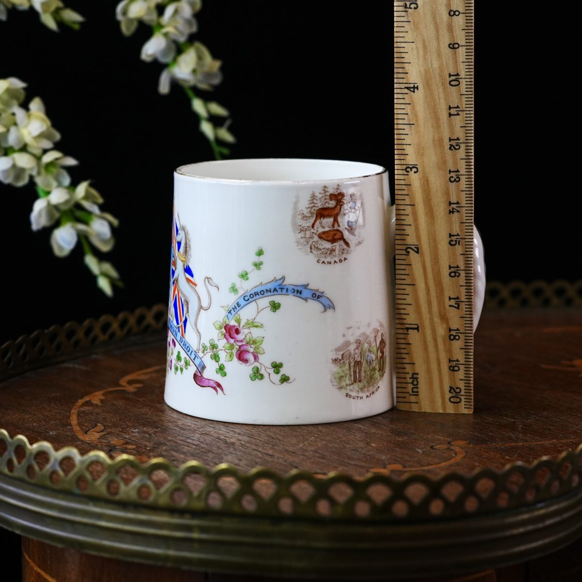 Antique Aynsley King George V Coronation Mug 1911 photo 5