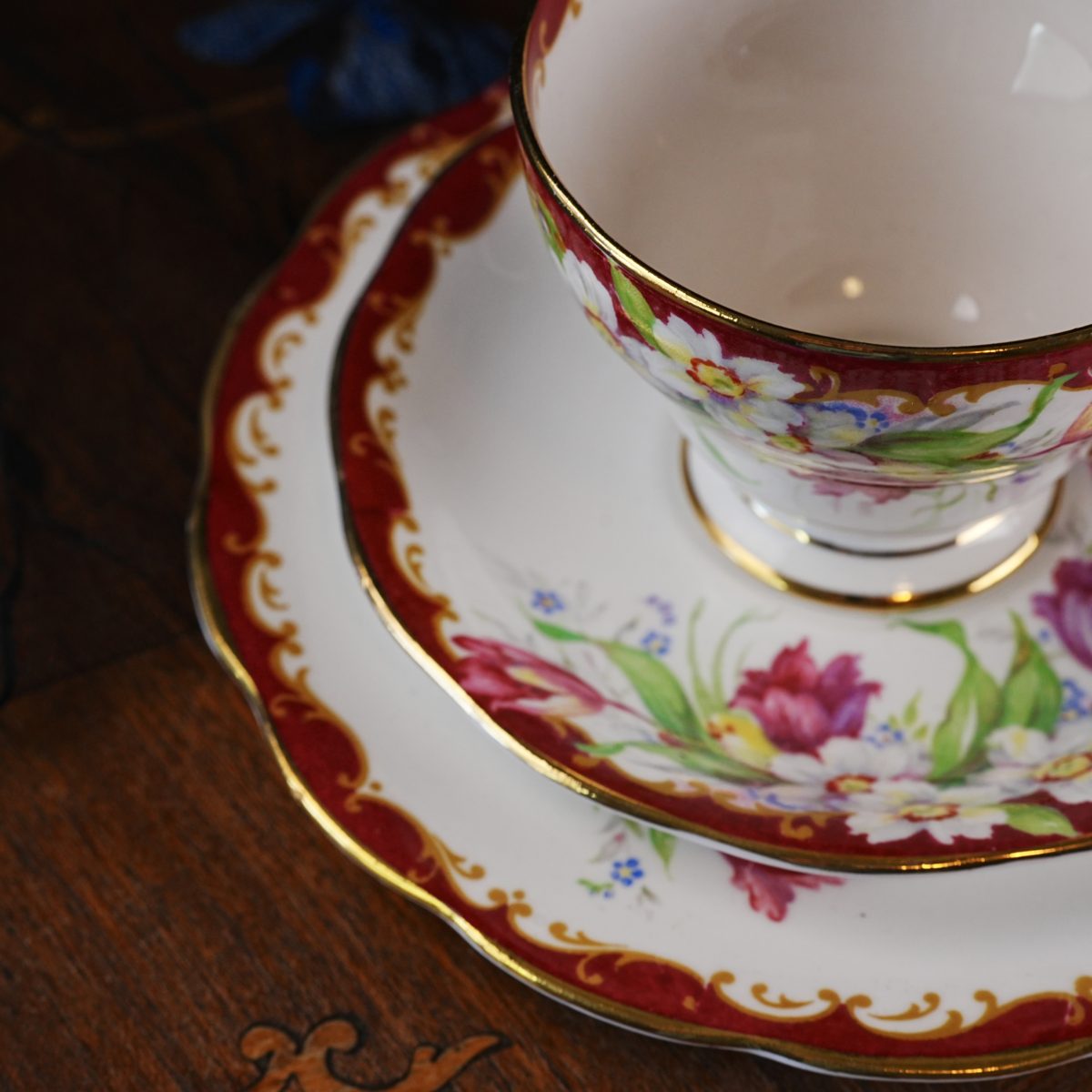 Vintage Bell China Narcissus Trio photo 2
