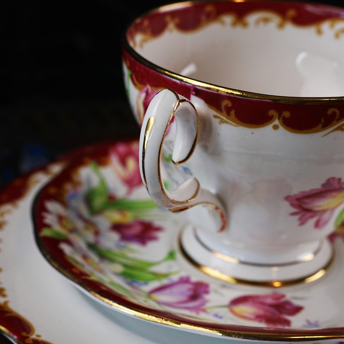 Vintage Bell China Narcissus Trio photo 3