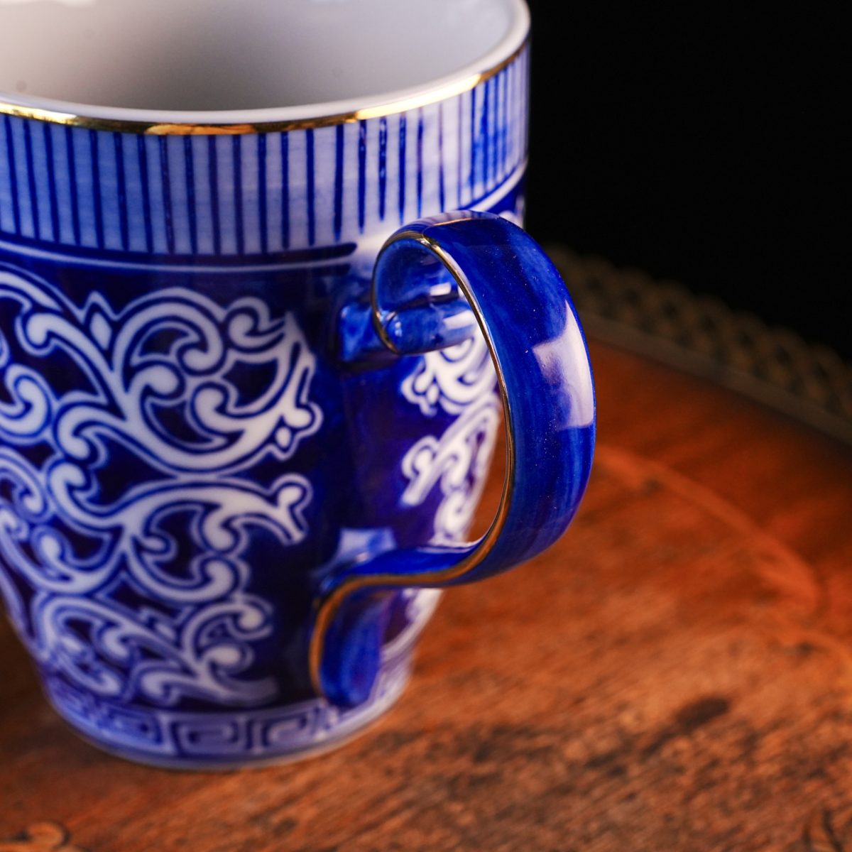 Vintage Bombay Company Cobalt Mug photo 3
