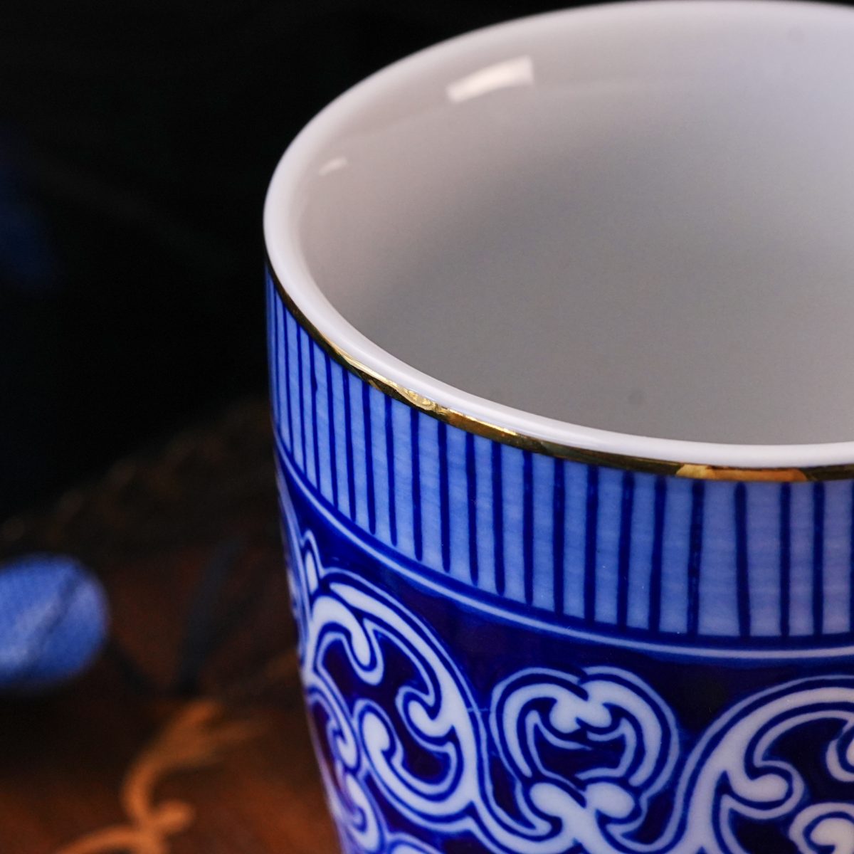 Vintage Bombay Company Cobalt Mug photo 4