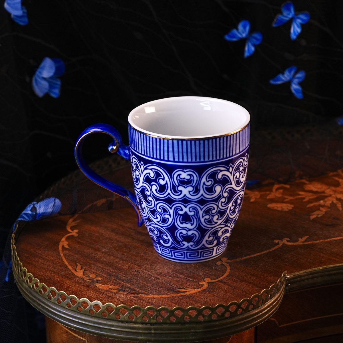Vintage Bombay Company Cobalt Mug photo 5