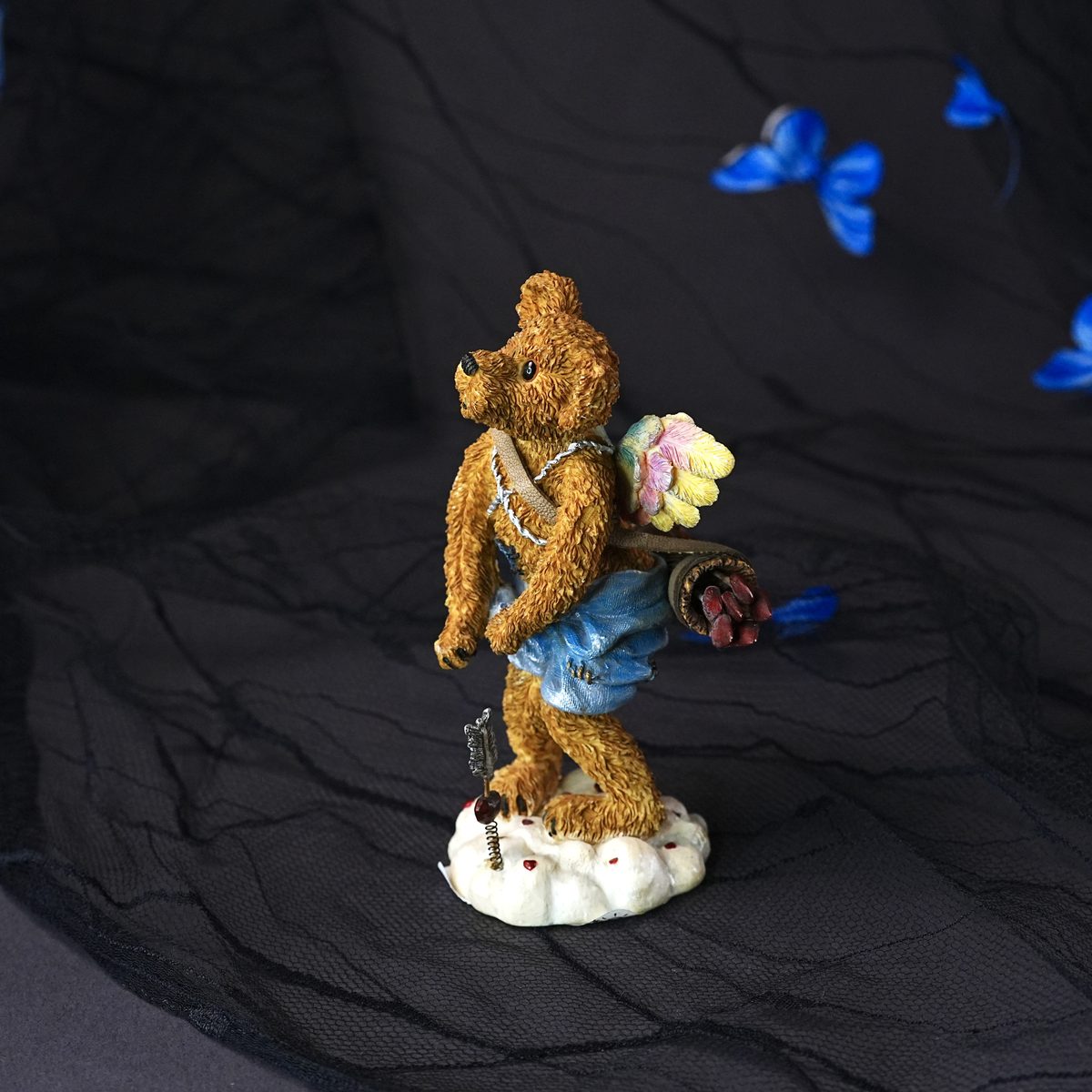 Vintage Boyds Bears Bearstone Valentino Slipshot Cupid Figurine photo 2