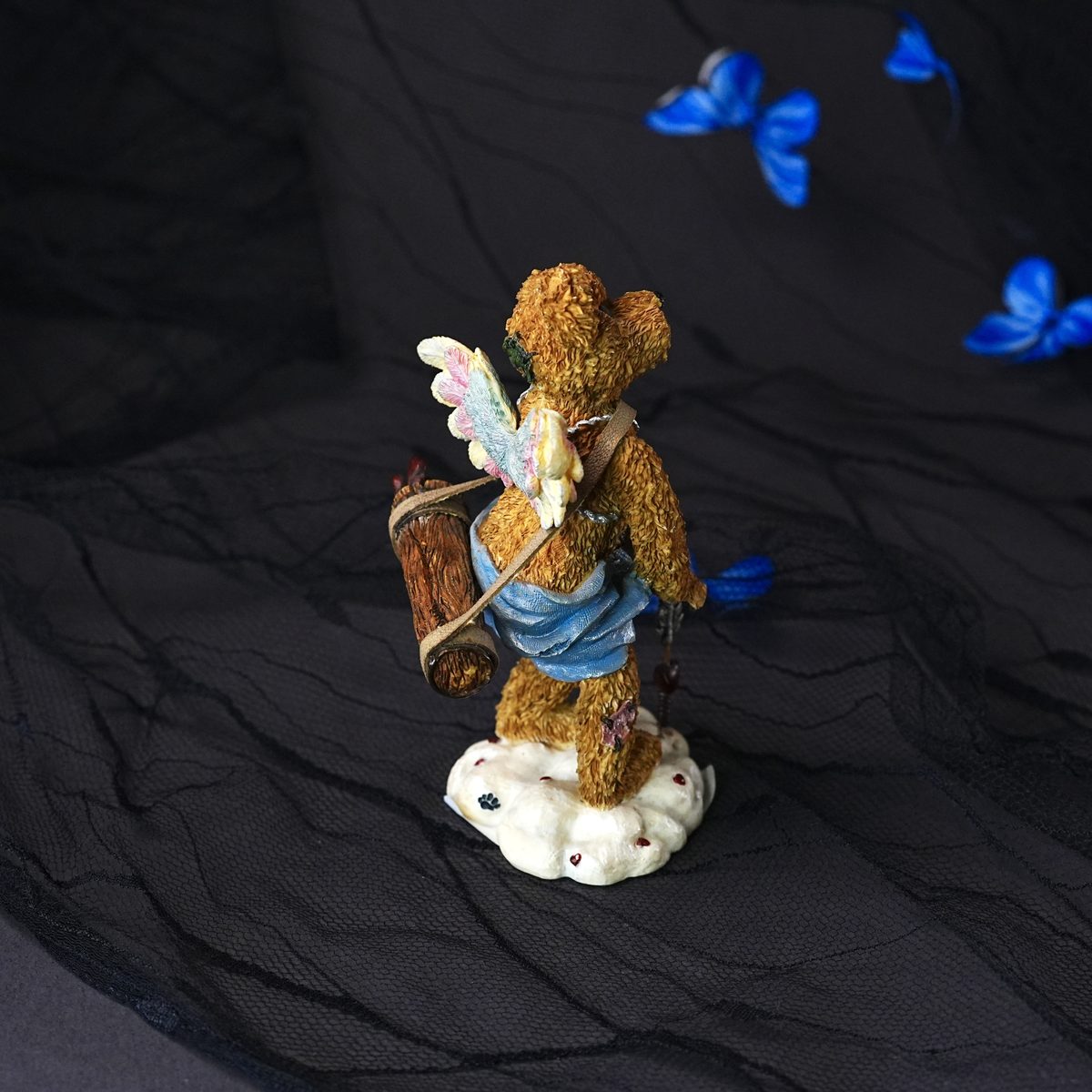 Vintage Boyds Bears Bearstone Valentino Slipshot Cupid Figurine photo 4