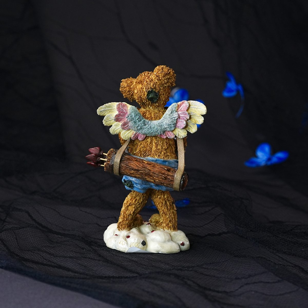 Vintage Boyds Bears Bearstone Valentino Slipshot Cupid Figurine photo 5