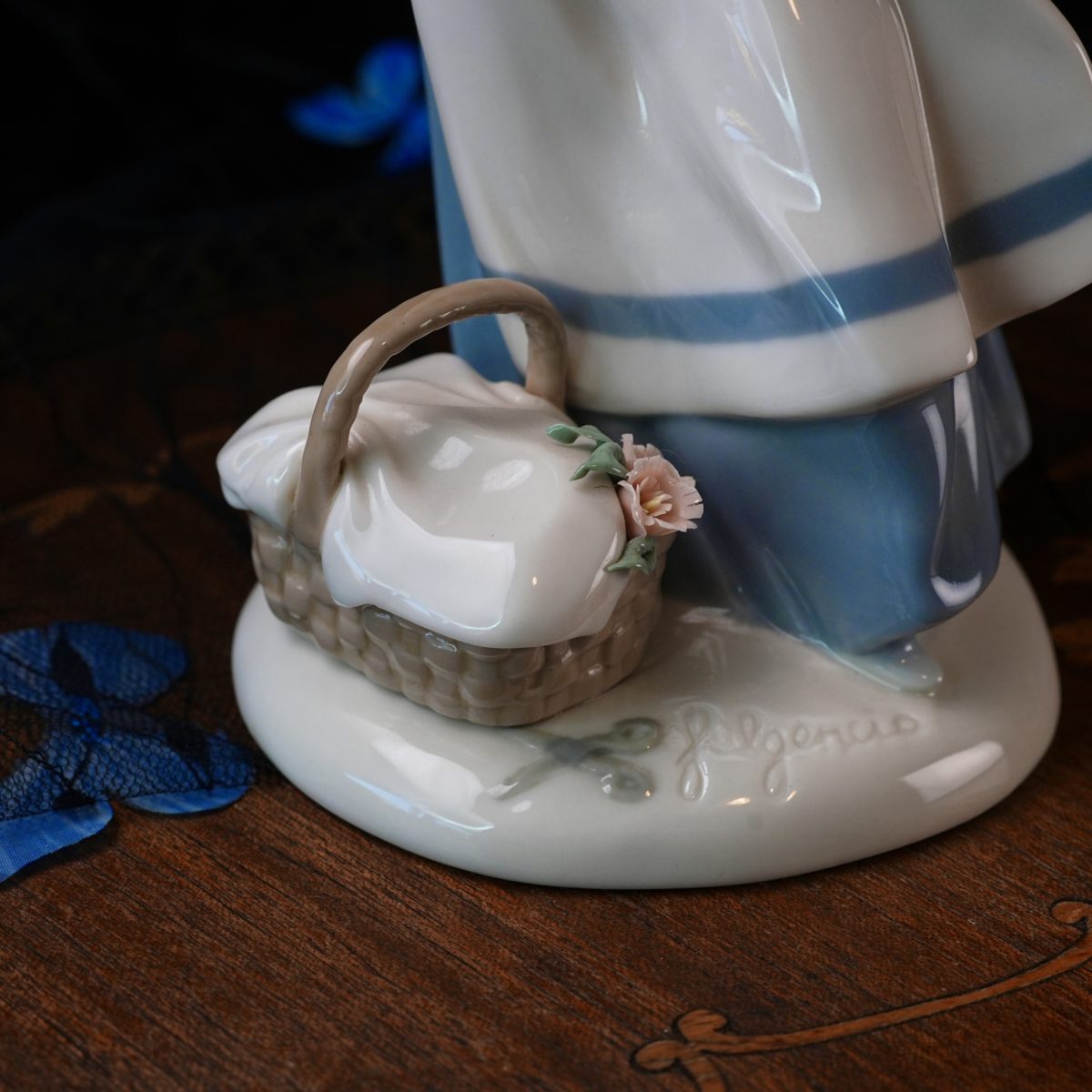 Vintage Cecilia The Carnation Maiden Figurine photo 3