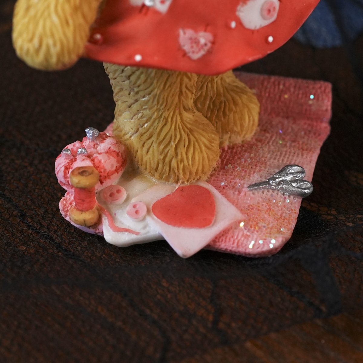 Vintage Cherished Teddies Ilene Sewing Bear photo 3