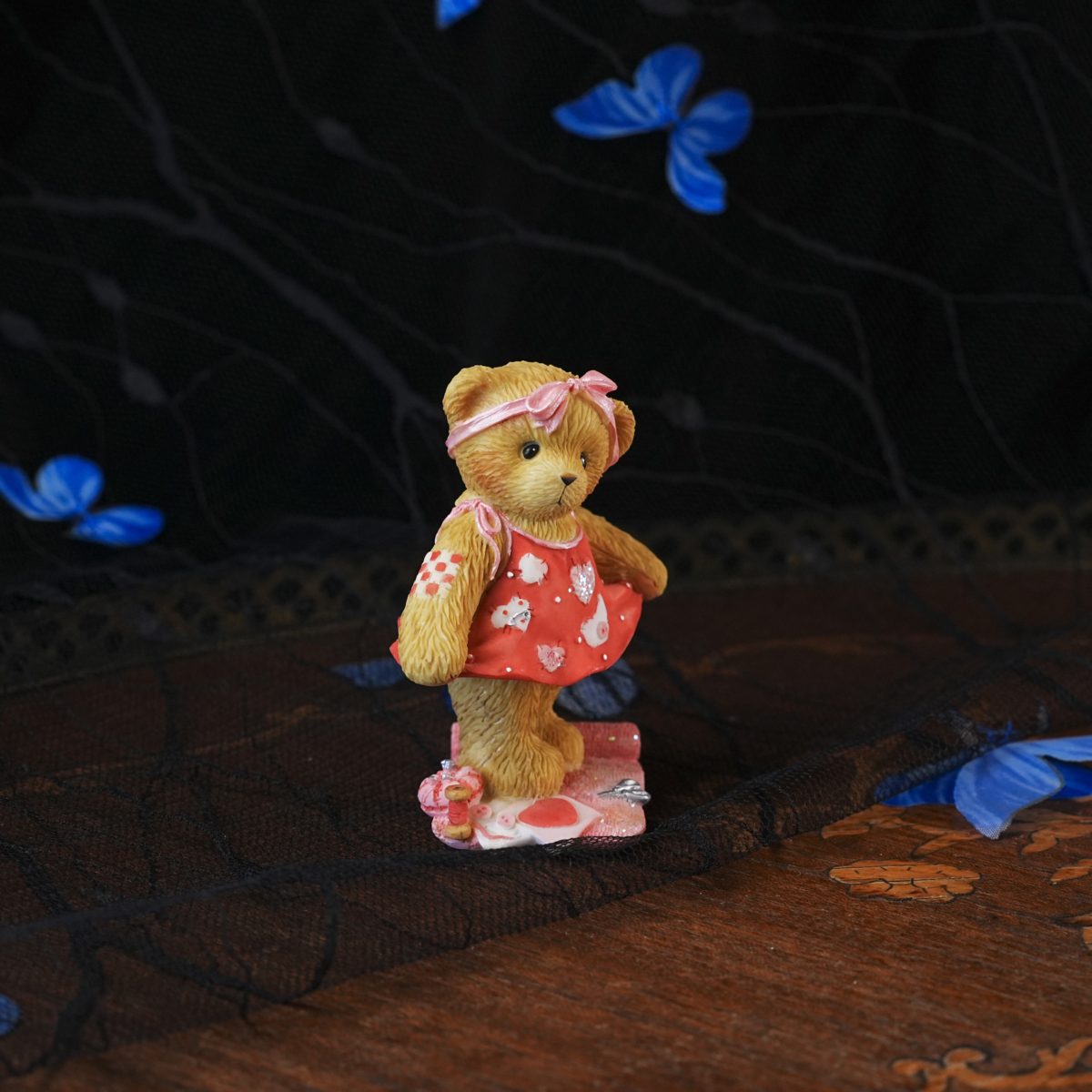Vintage Cherished Teddies Ilene Sewing Bear photo 4