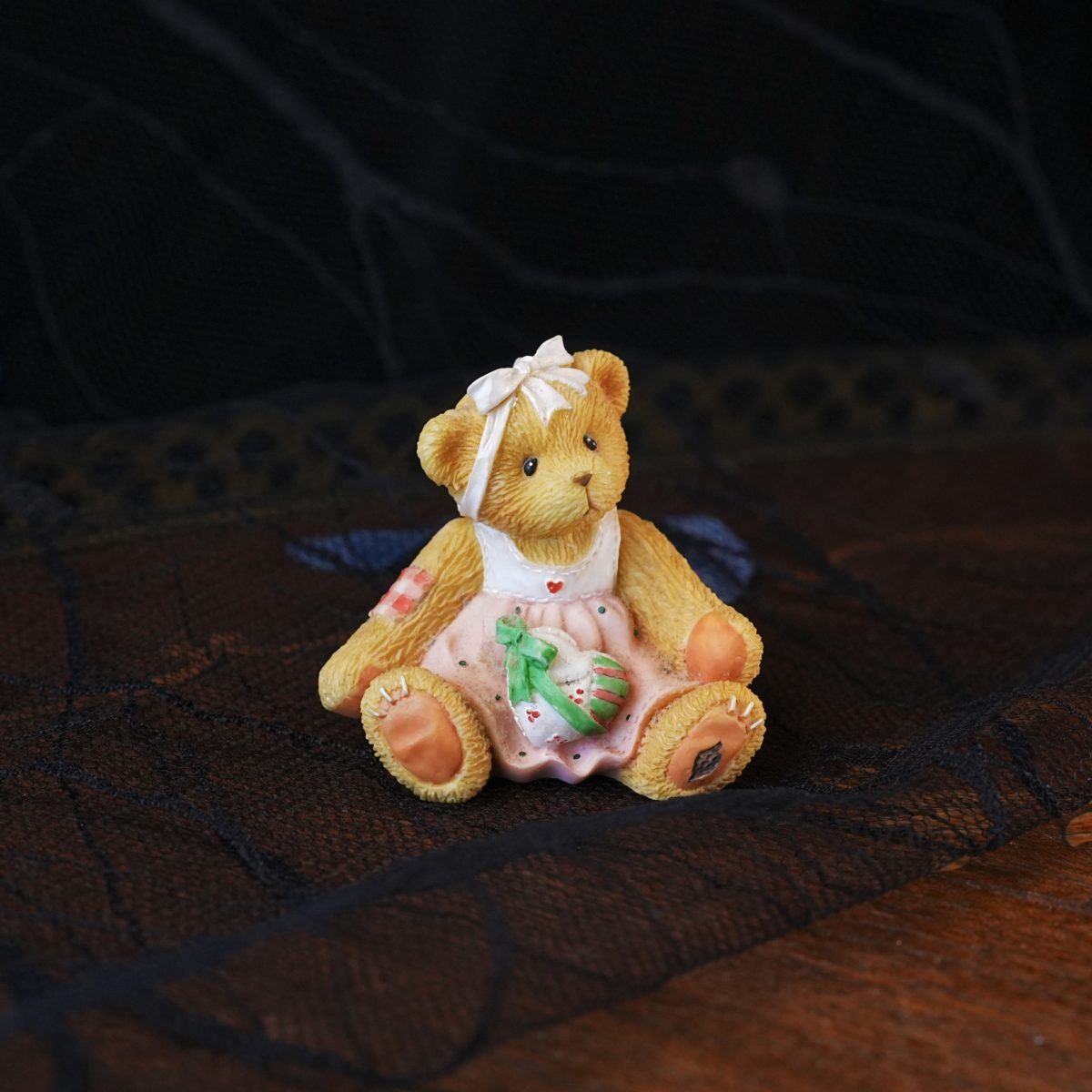 Vintage Cherished Teddies Mini Bear Figurine photo 2