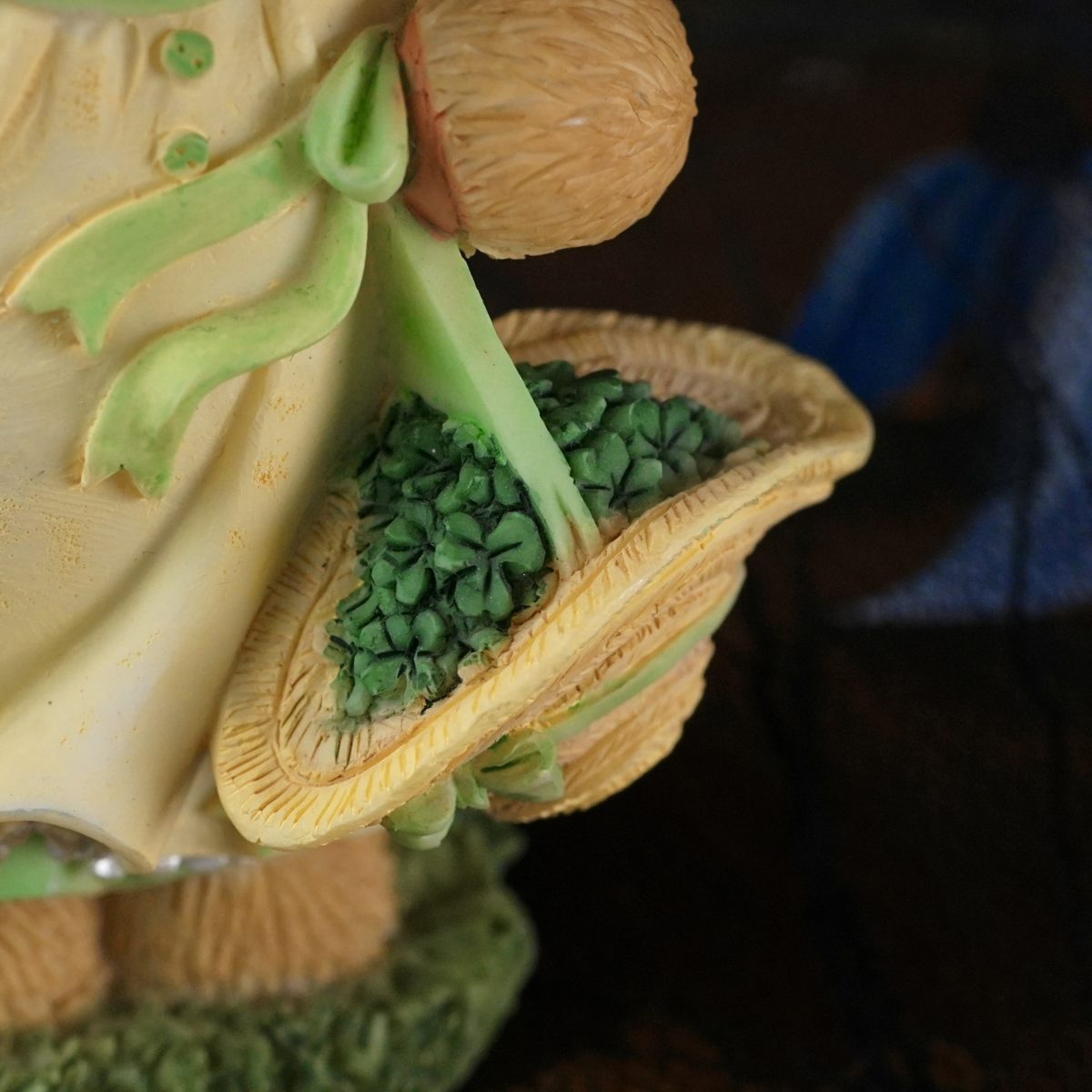 Vintage Cherished Teddies Irish Shamrock Bear Figurine photo 2
