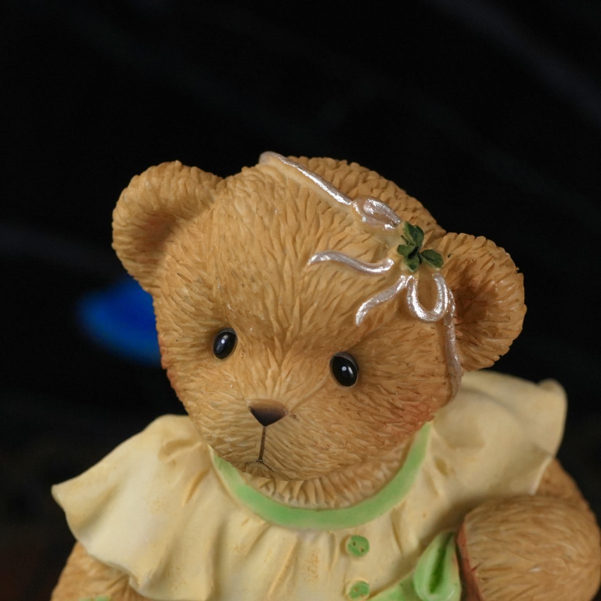 Vintage Cherished Teddies Irish Shamrock Bear Figurine photo 3