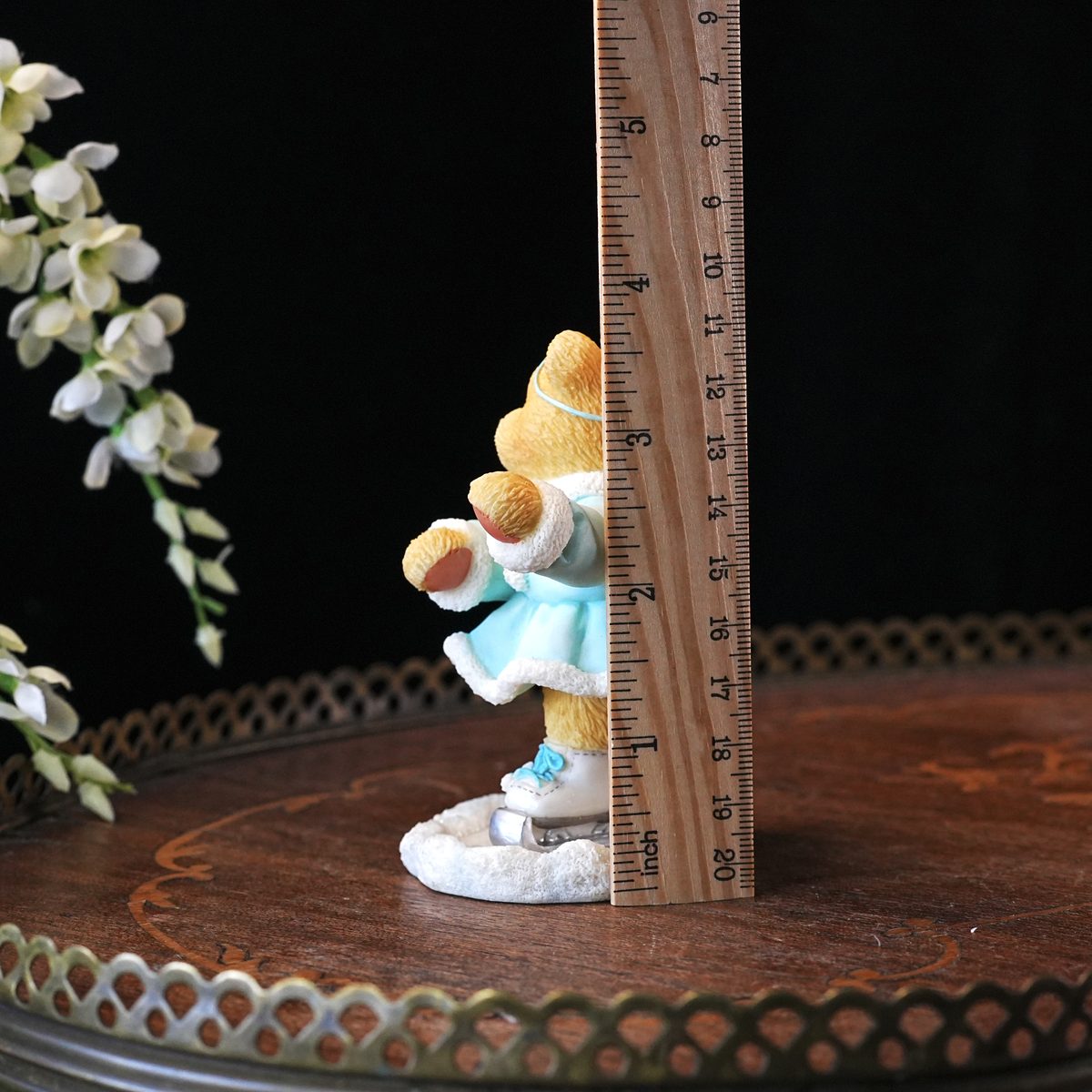 Vintage Cherished Teddies Shannon Ice Skating Figurine photo 3