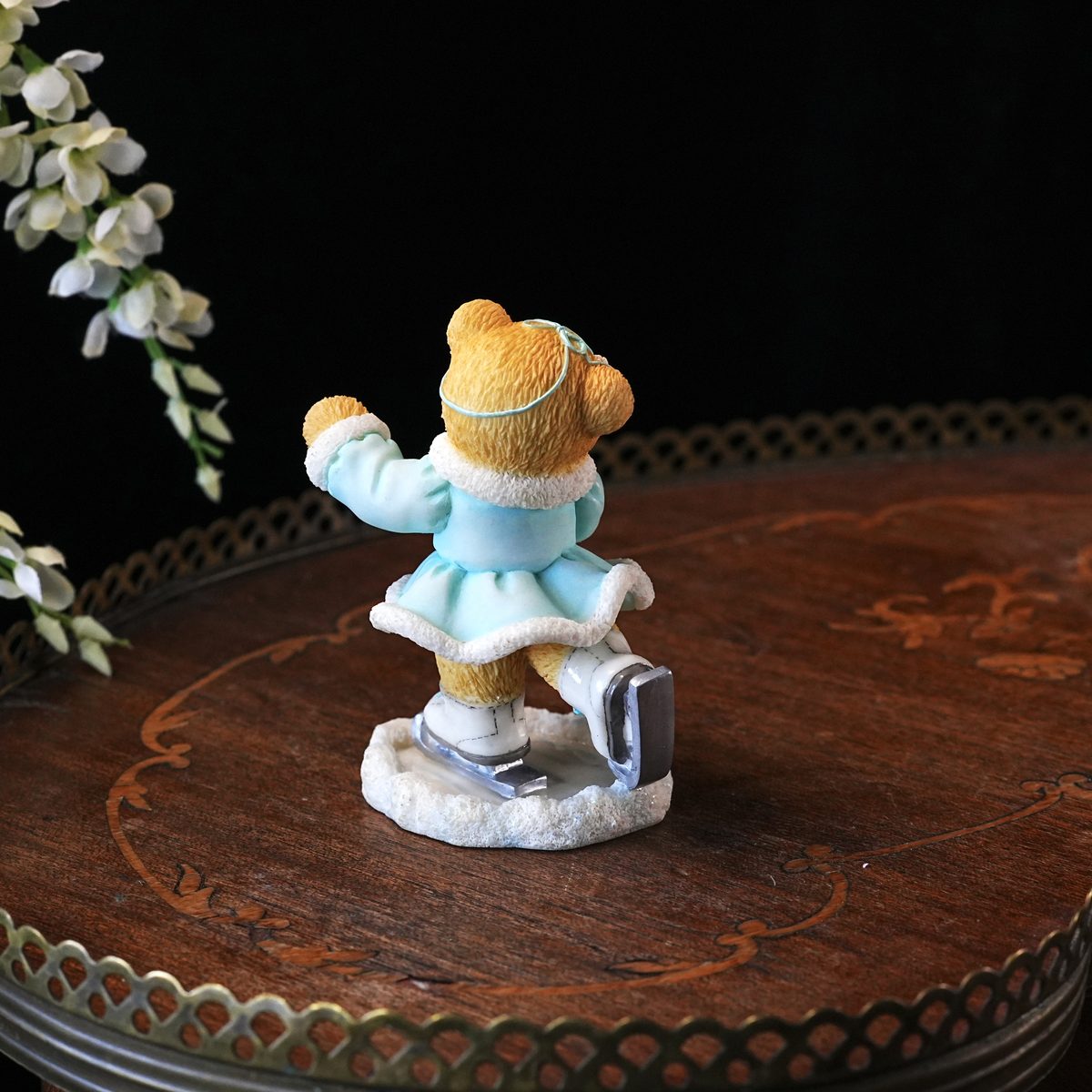 Vintage Cherished Teddies Shannon Ice Skating Figurine photo 4