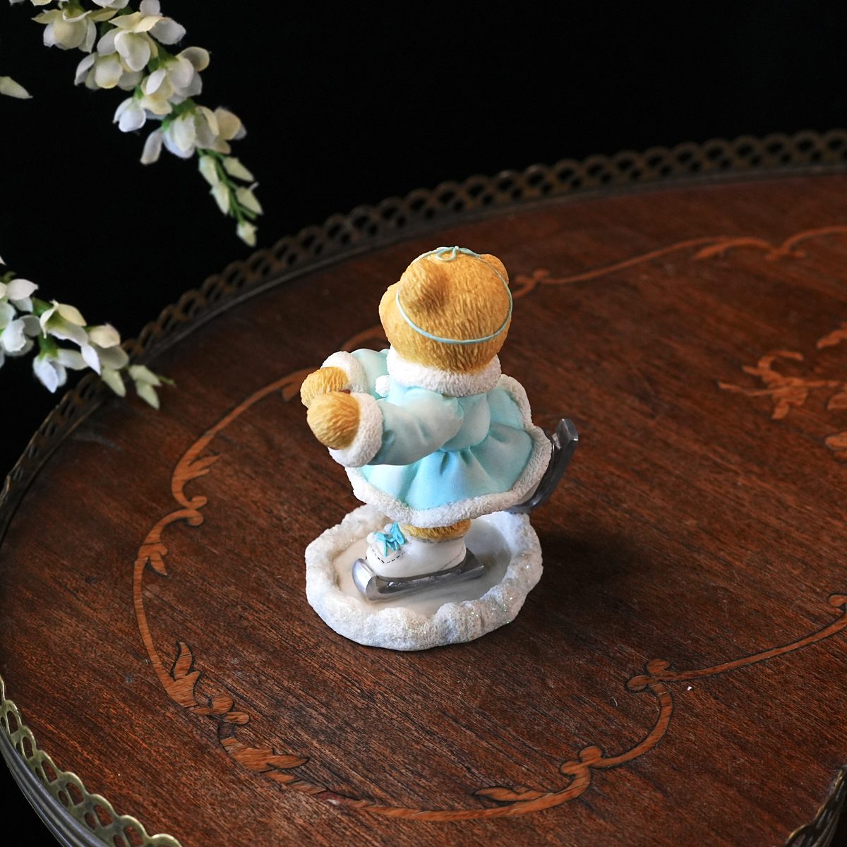 Vintage Cherished Teddies Shannon Ice Skating Figurine photo 5