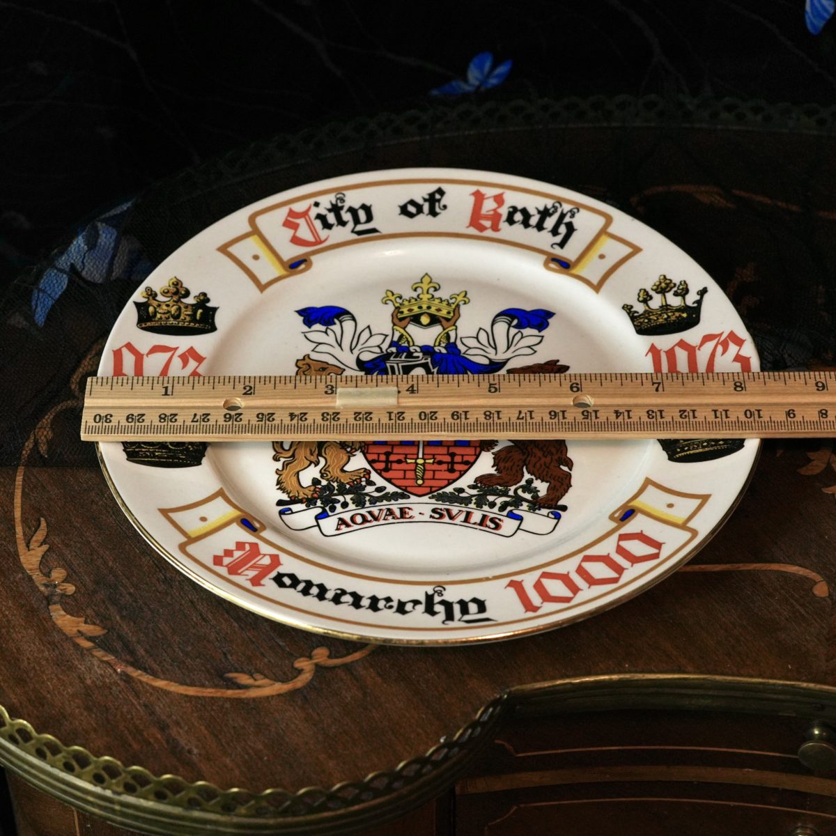 Vintage City Of Bath Monarchy 1000 Plate photo 5
