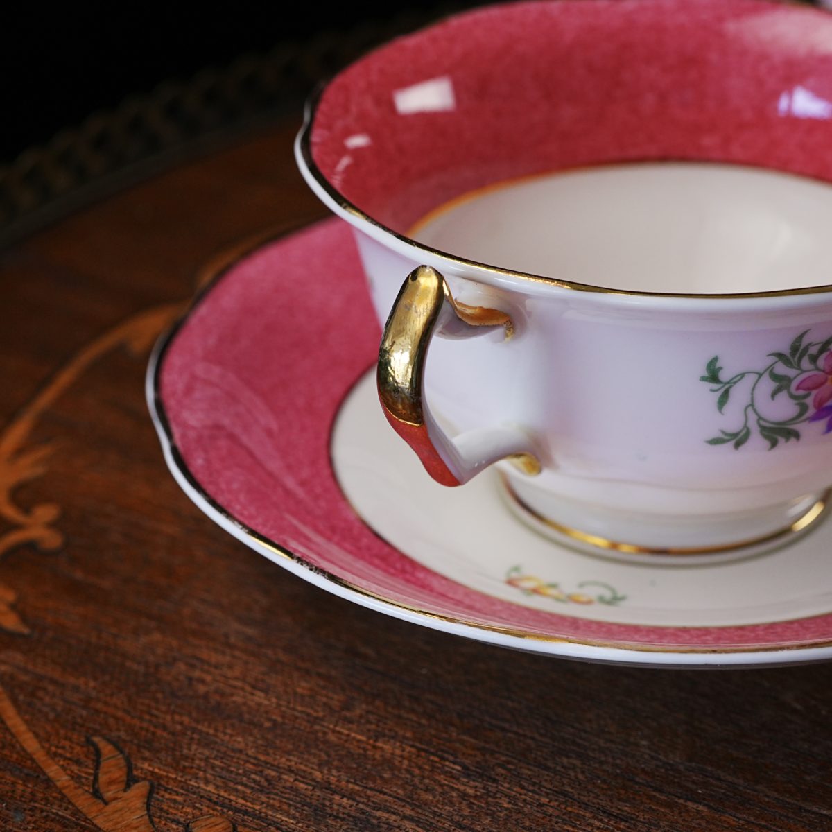 Vintage Coalport Bird of Paradise Teacup & Saucer photo 3