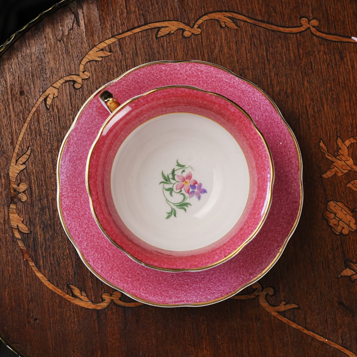 Vintage Coalport Bird of Paradise Teacup & Saucer photo 5