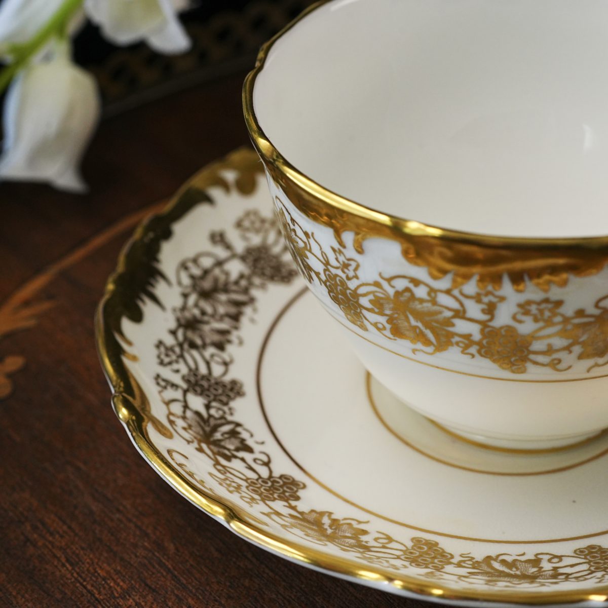 Vintage Coalport Hazelton Teacup & Saucer photo 2