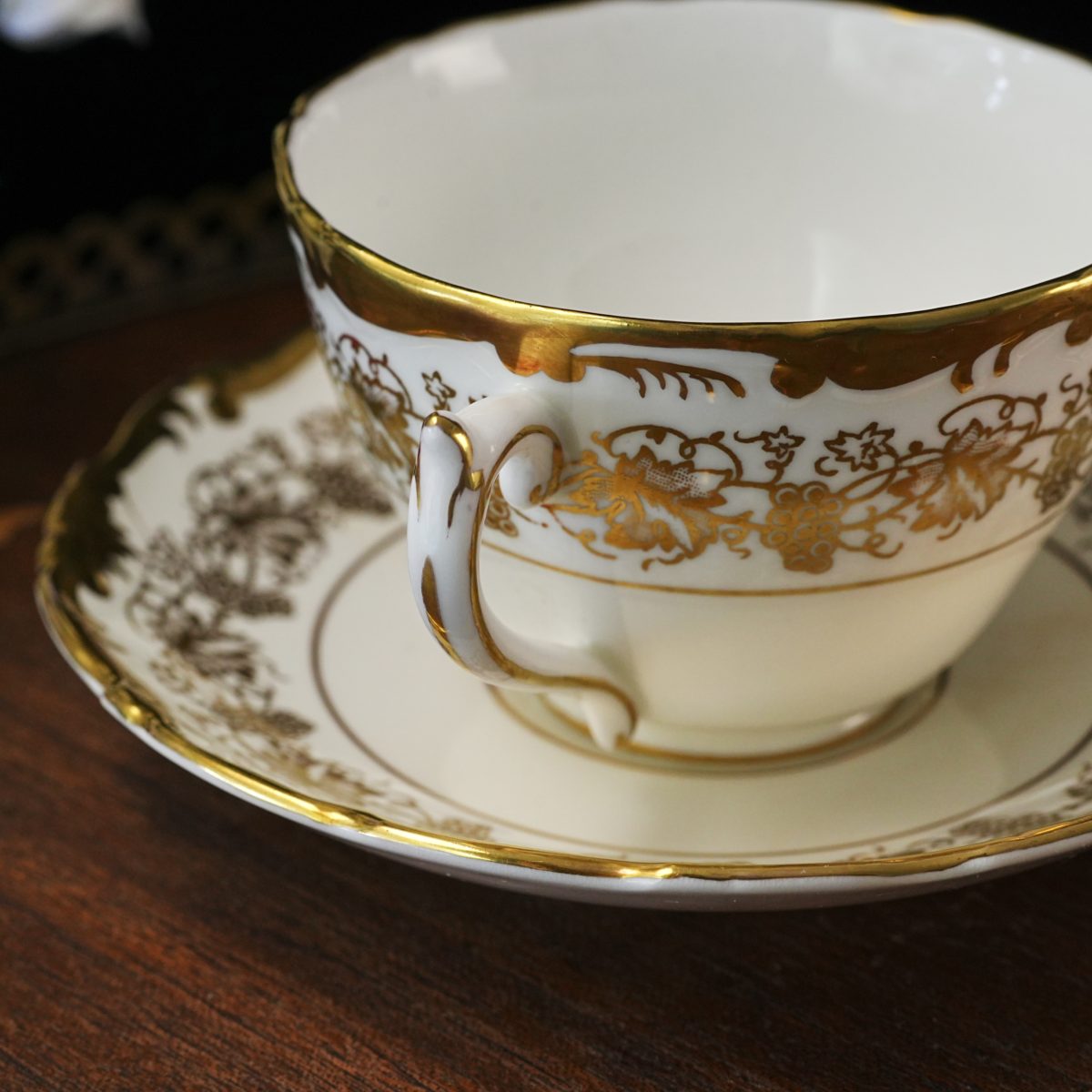 Vintage Coalport Hazelton Teacup & Saucer photo 3
