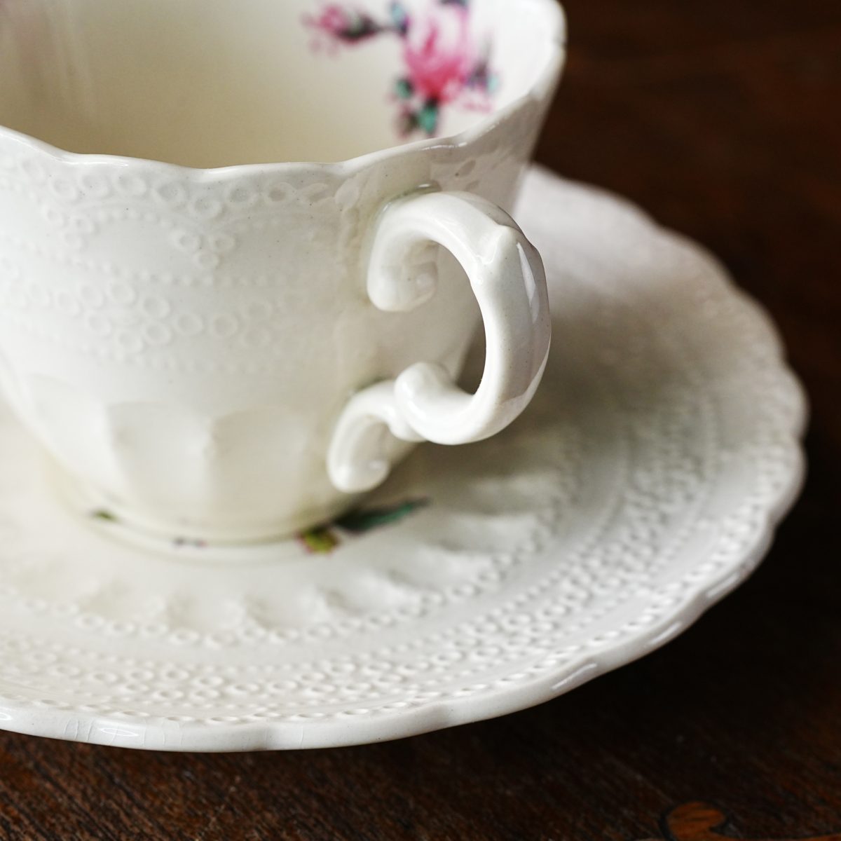 Vintage Copeland Spode Jewel Teacup and Saucer photo 2