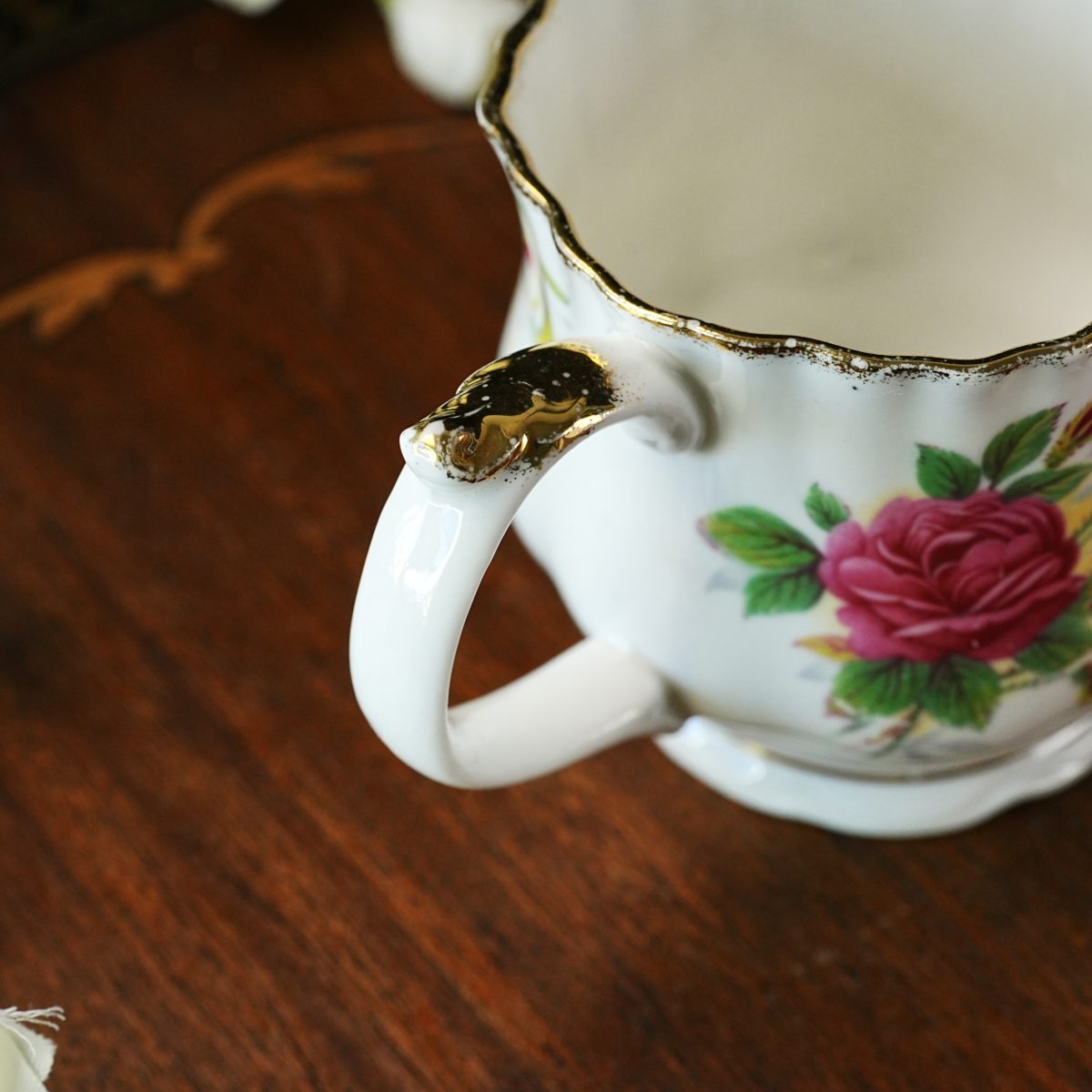 Vintage Elizabethan Anniversary Rose Series Moss Rose Mug photo 4