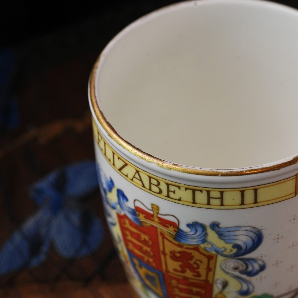 Vintage Foley Bone China Coronation Mug Queen Elizabeth II photo 3