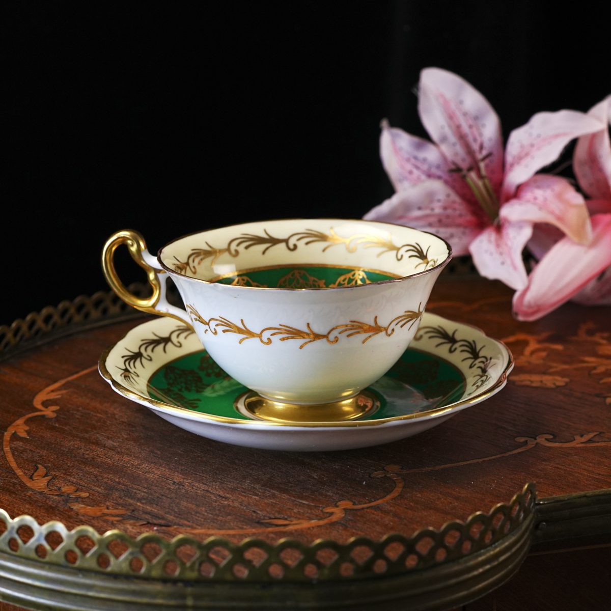 Vintage Foley Bone China Teacup & Saucer photo 5
