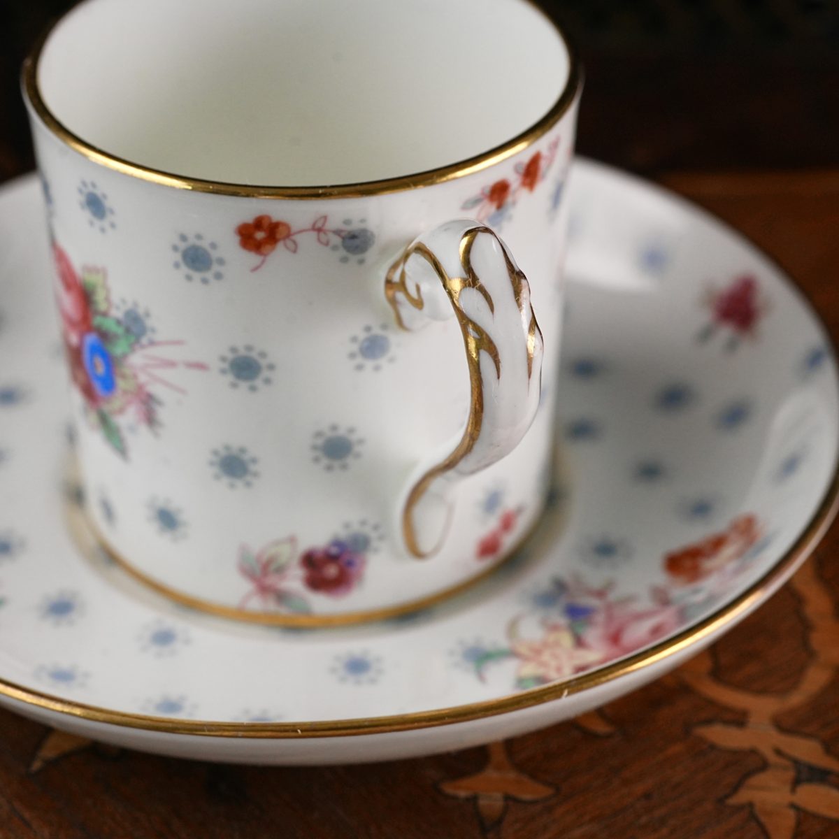 Vintage George Jones Crescent Coffee Can and Saucer photo 4