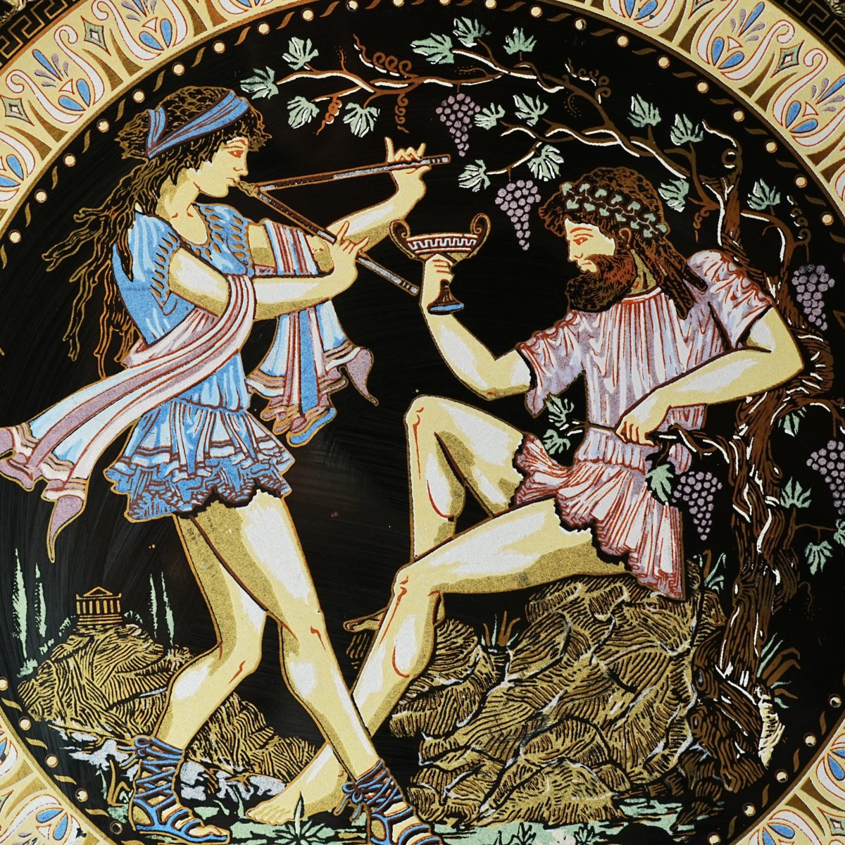 Vintage Greek Mythology Plate photo 3