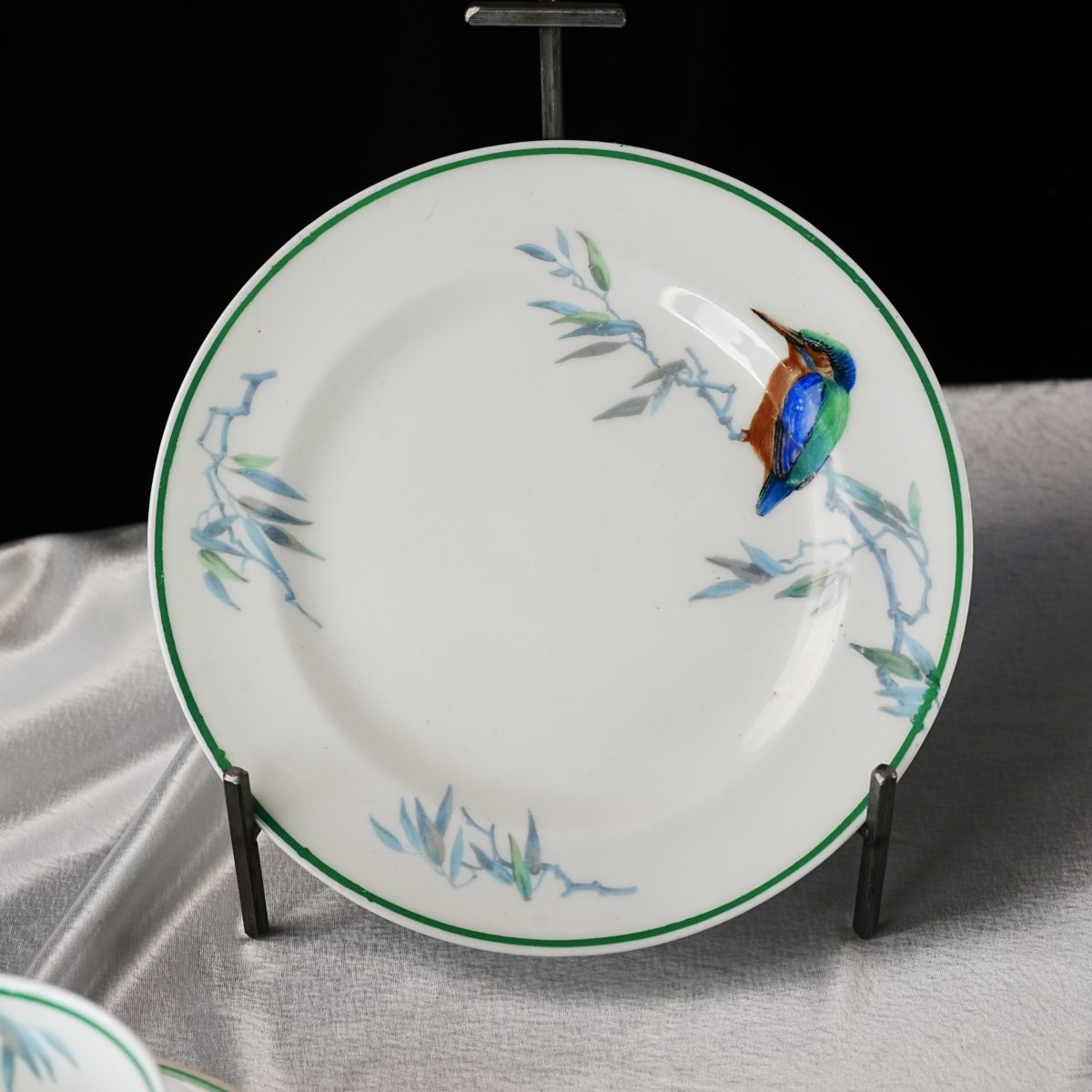 Antique Royal Doulton Kingfisher Trio photo 2