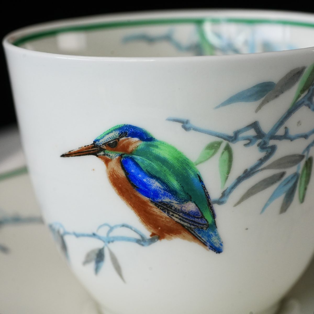 Antique Royal Doulton Kingfisher Trio photo 4