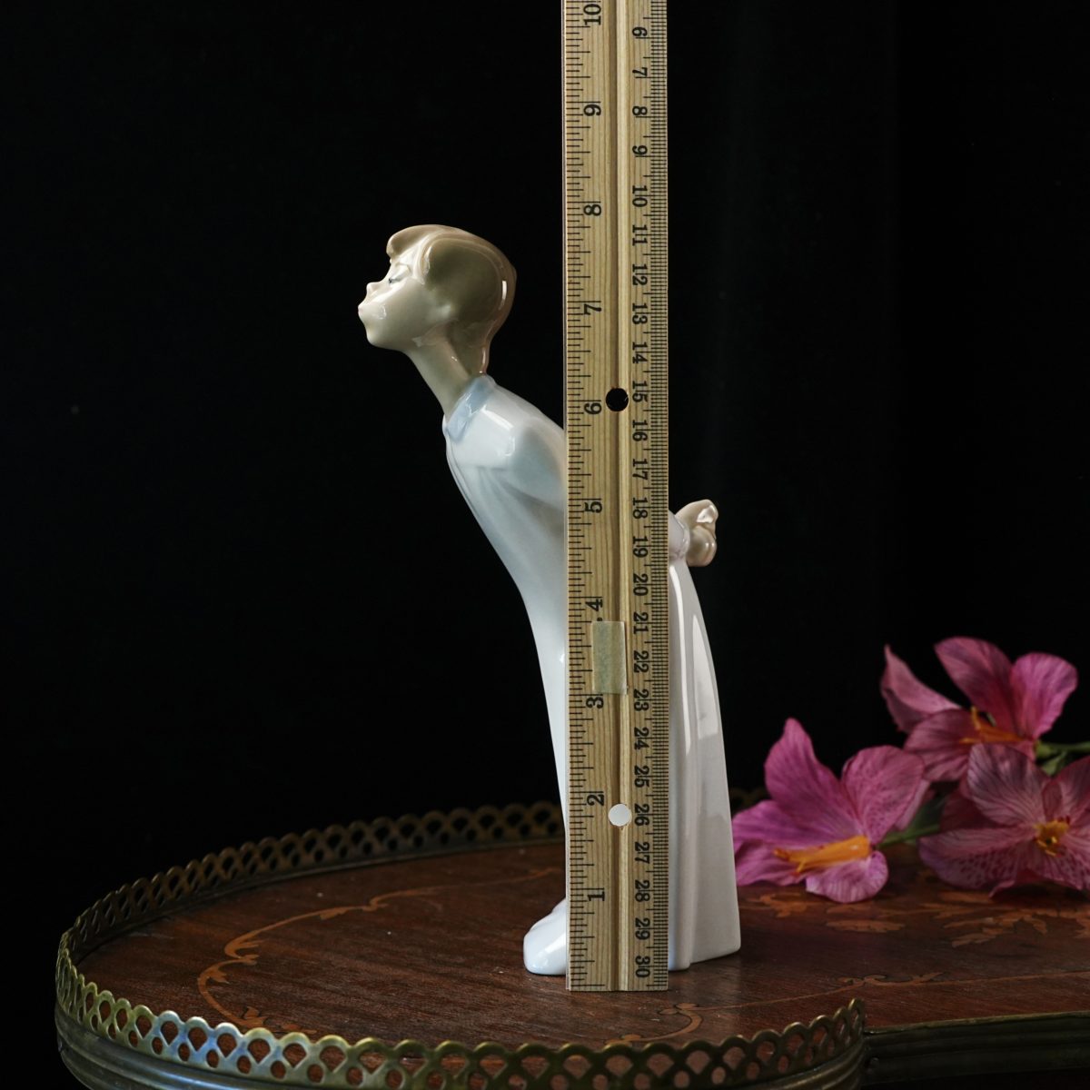 Vintage Lladro Boy Awakening Figurine 4870 photo 4