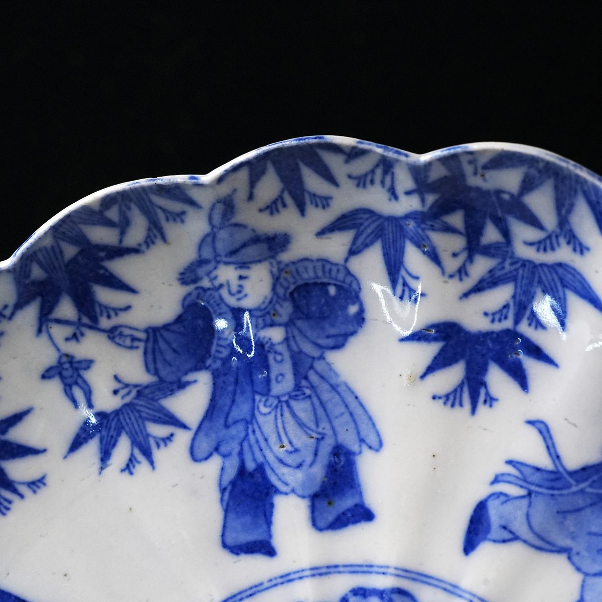 Antique Signed Hizen Arita Shiroiwa Plate photo 4