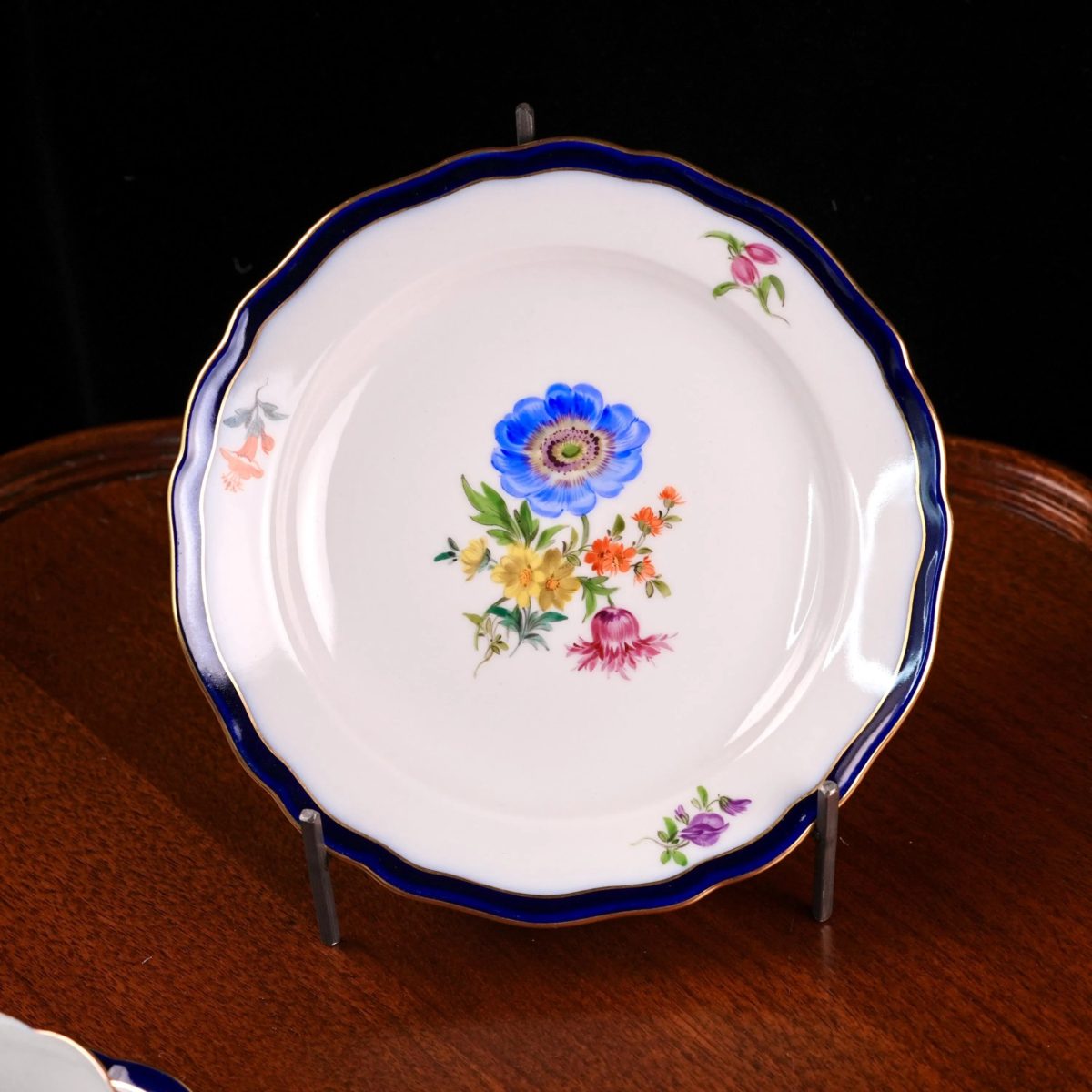 Vintage Meissen Teacup Trio photo 4