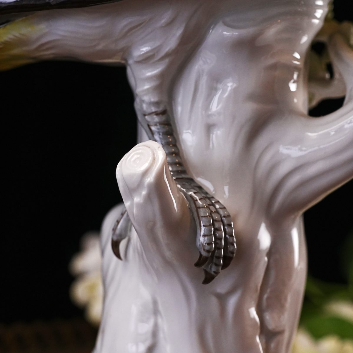 Maker's mark on the base of Vintage Meissen Porcelain Golden Oriole Pirol Bird Figurine