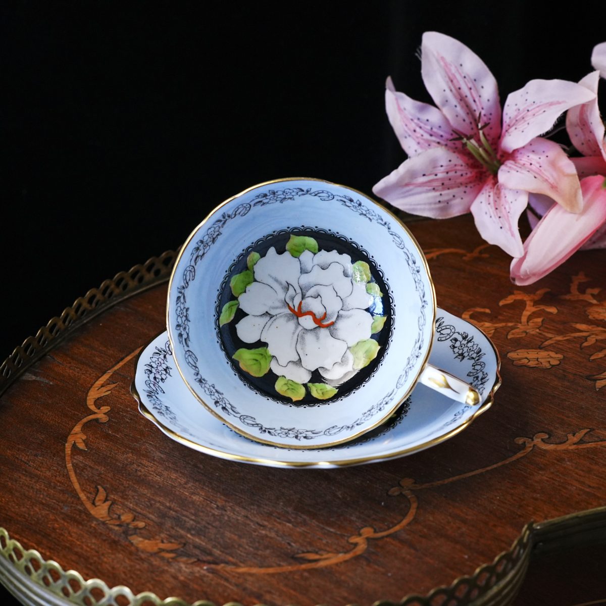 Vintage Paragon Gardenia Teacup & Saucer photo 5