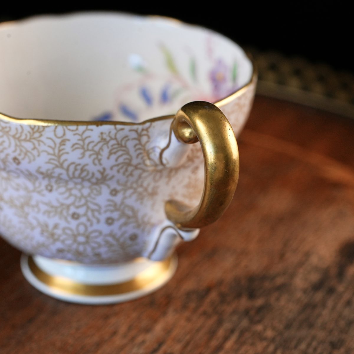 Vintage Paragon Gold Chintz Teacup, No Saucer photo 4