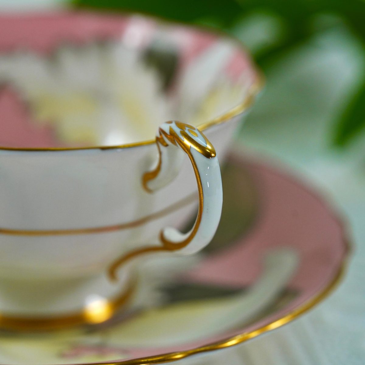 Vintage Paragon Pink Orchid Teacup & Saucer photo 4