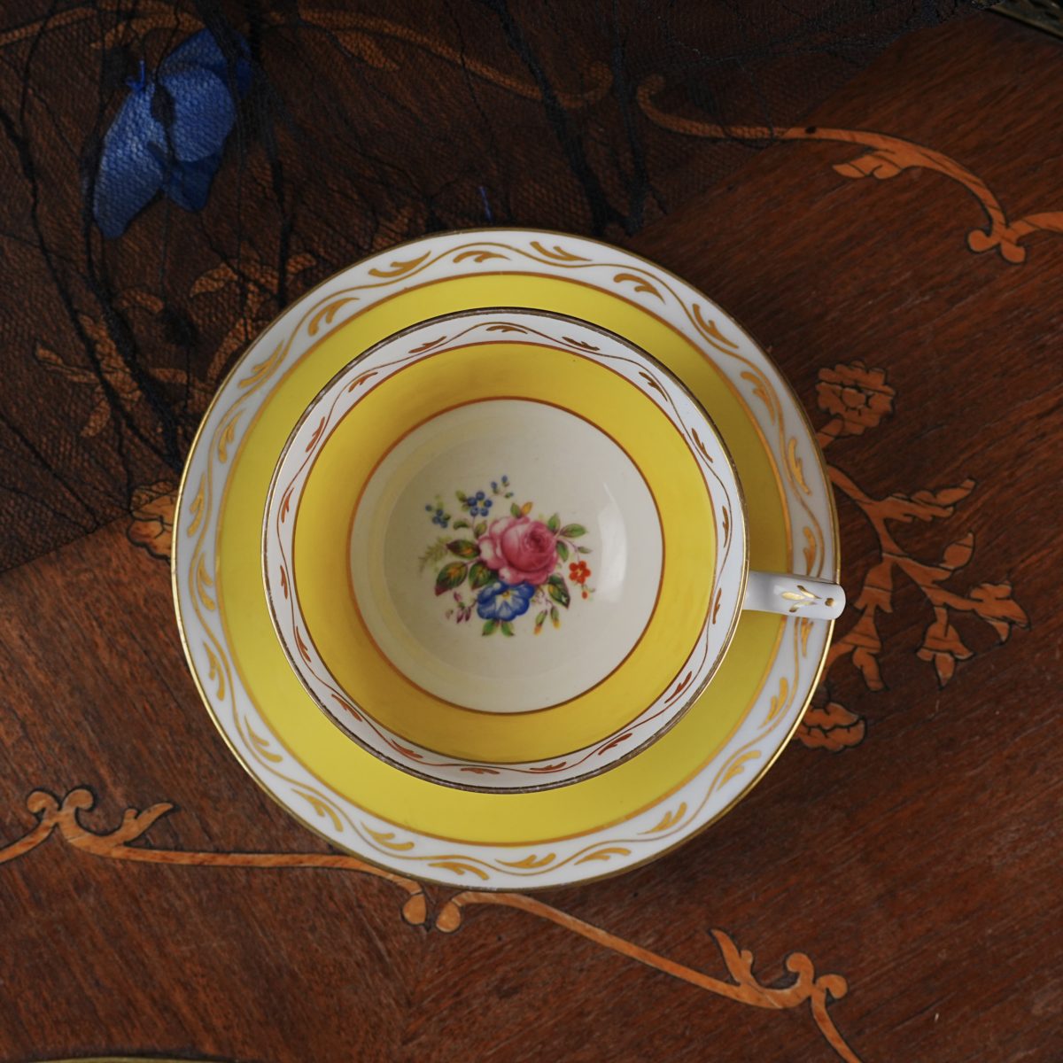 Vintage Paragon Yellow Cabinet Teacup & Saucer photo 3