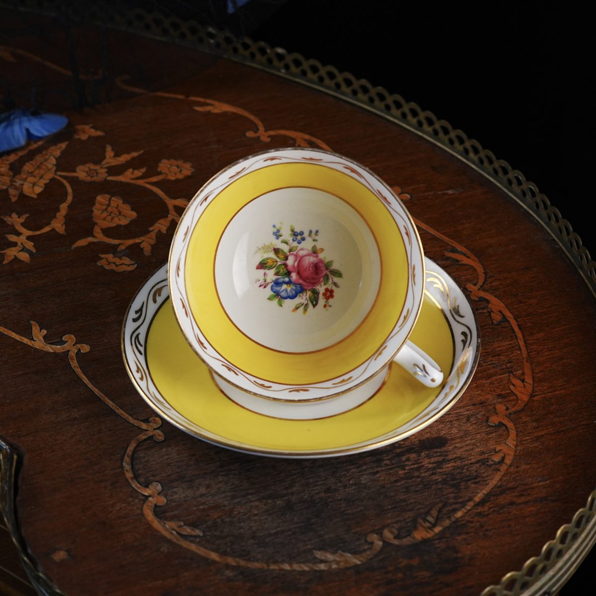 Vintage Paragon Yellow Cabinet Teacup & Saucer photo 4