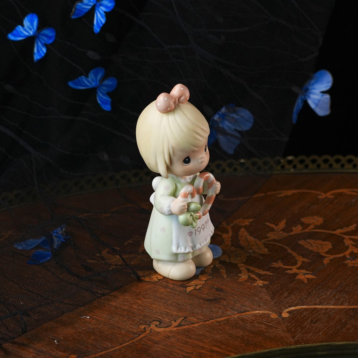Vintage Precious Moments Cane You Join Us For A Merry Christmas photo 2