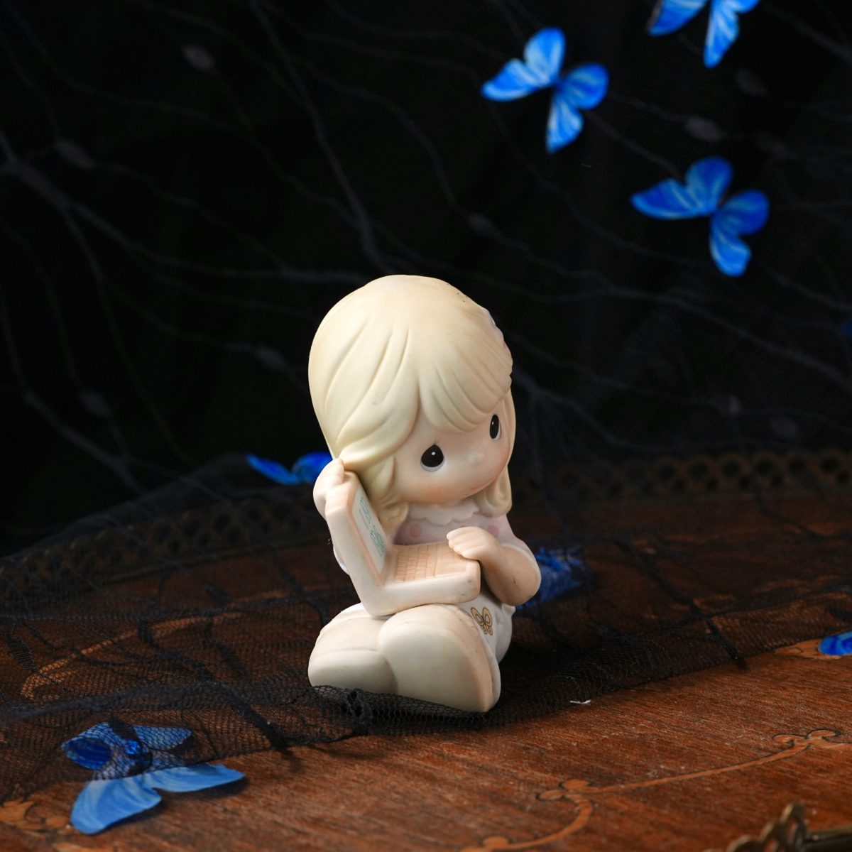 Vintage Precious Moments I M ME Girl with Laptop Figurine photo 3