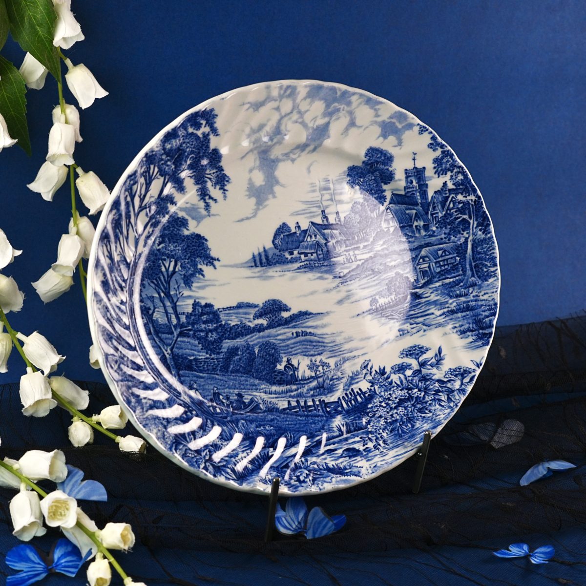 Vintage Ridgway "Meadowsweet" Oval Platter photo 2