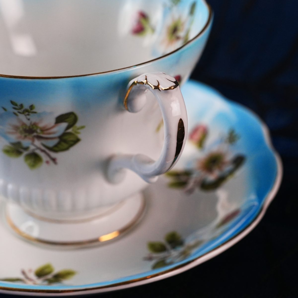 Vintage Royal Albert Blossom Teacup & Saucer photo 3