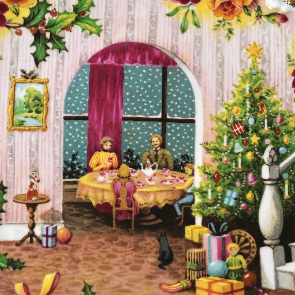 Vintage Royal Albert Christmas Magic Plate 1998 photo 2